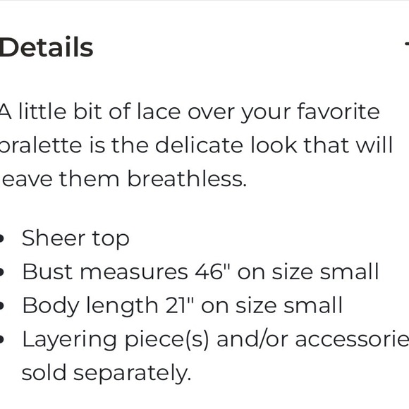 Willow & Root Buckle Elegant Cream Mesh and Lace Women Top Xsmall - Picture 2 of 7